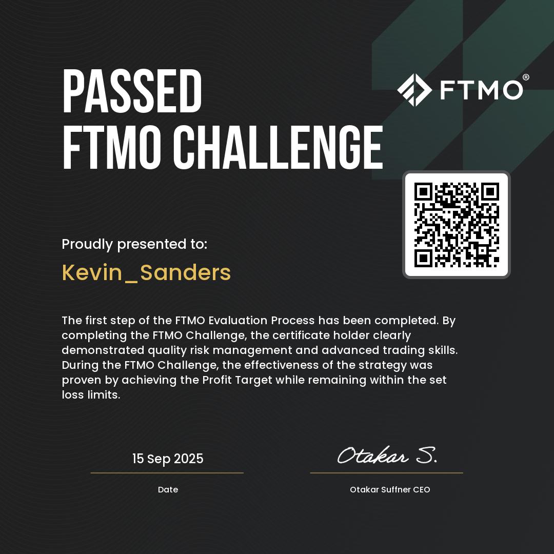 Certificado FTMO 9