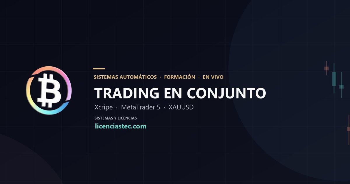Xcripe operando en MetaTrader 5